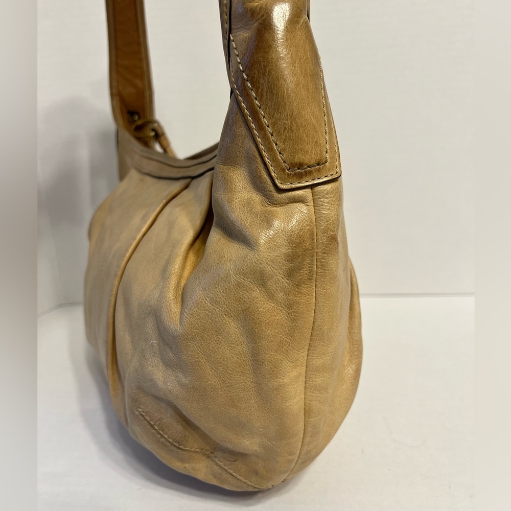 Coach Vintage Ergo Y2k Pleated Half Moon Leather Hobo… - Gem